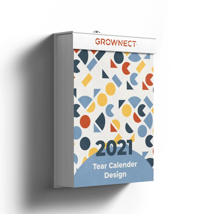 Tear calendar design - GrowNect® - We design, create, improve and translate