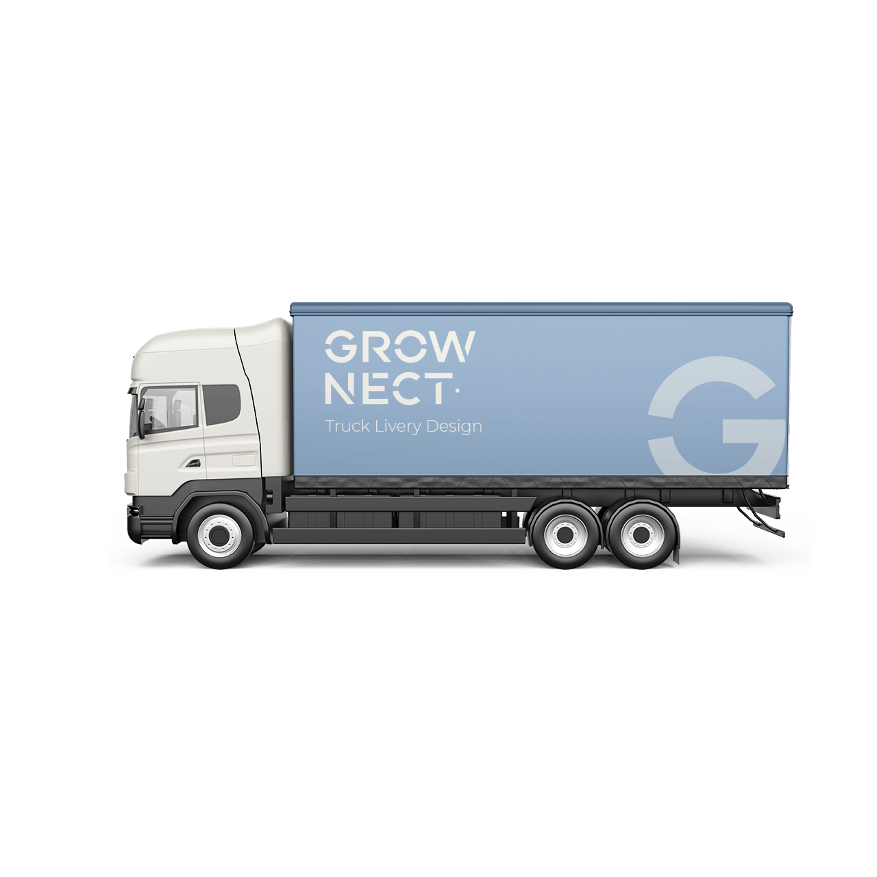 Truck wrap design GrowNect® We design, create, improve and translate